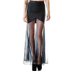 RARE UNIF Grail Mesh Maxi Skirt
